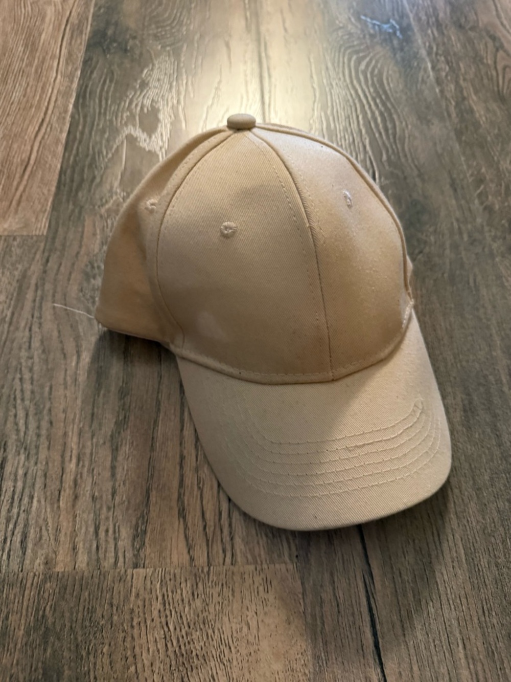 Classic Solid Baseball Cap - Beige